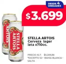 Supermayorista Vital Stella artois cerveza lager lata oferta