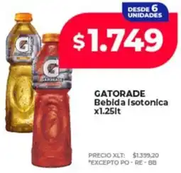 Supermayorista Vital Gatorade bebida isotonica oferta
