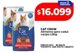 Supermayorista Vital Cat chow allmento gato cadul car/po oferta