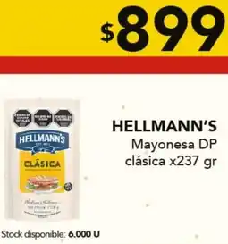 Nini Mayorista Hellmann's mayonesa dp clásica oferta