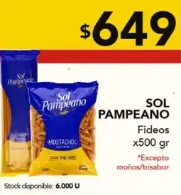 Nini Mayorista Sol pampeano fideos oferta