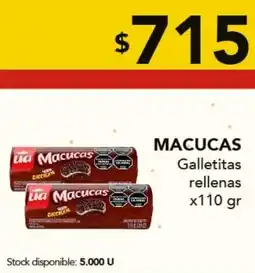 Nini Mayorista Macucas galletitas rellenas oferta