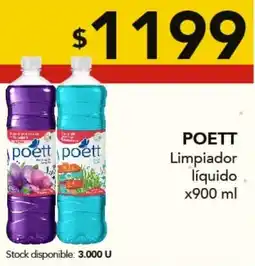 Nini Mayorista Poett limpiador líquido oferta