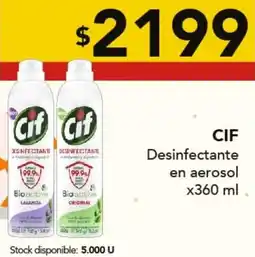 Nini Mayorista Cif desinfectante en aerosol oferta