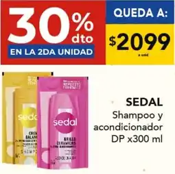 Nini Mayorista Sedal shampoo y acondicionador dp oferta