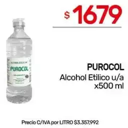 Nini Mayorista Purocol alcohol etilico u/a oferta