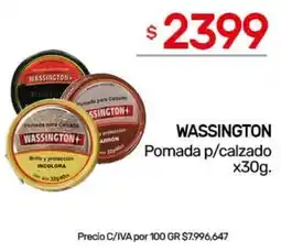 Nini Mayorista Wassington pomada p/calzado oferta