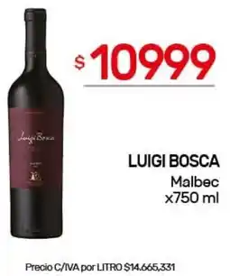 Nini Mayorista Luigi bosca malbec oferta