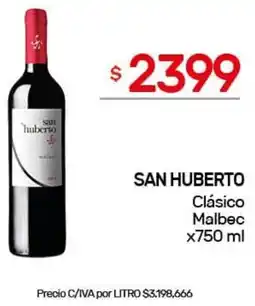 Nini Mayorista San huberto clásico malbec oferta