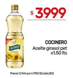 Nini Mayorista Cocinero aceite girasol pet oferta