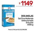 Nini Mayorista Dos anclas sal fina molienda seleccionada estuche oferta