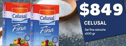 Nini Mayorista Celusal sal fina estuche oferta