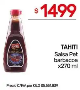 Nini Mayorista Tahiti salsa pet barbacoa oferta