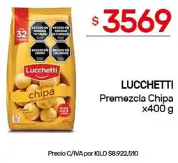 Nini Mayorista Lucchetti premezcla chipa oferta