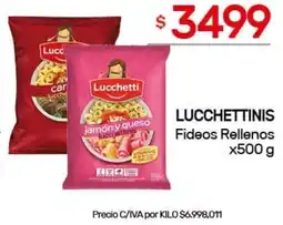 Nini Mayorista Lucchettinis fideos rellenos oferta