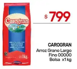 Nini Mayorista Carogran arroz grano largo fino 00000 bolsa oferta