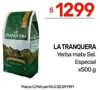 Nini Mayorista La tranquera yerba mate sel. especial oferta