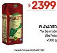 Nini Mayorista Playadito yerba mate sin palo oferta