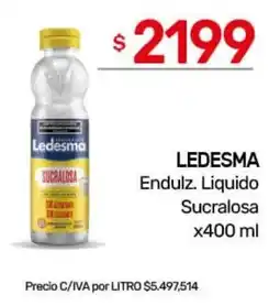 Nini Mayorista Ledesma endulz. liquido sucralosa oferta