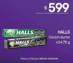 Nini Mayorista Halls caram.duros oferta