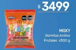 Nini Mayorista Misky gomitas anillos frutales oferta
