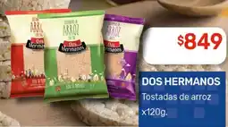 Nini Mayorista Dos hermanos tostadas de arroz oferta