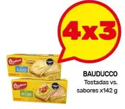 Nini Mayorista Bauducco tostadas vs. sabores oferta