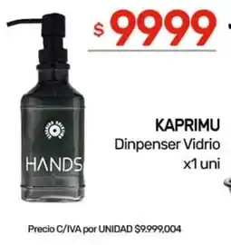 Nini Mayorista Kaprimu dinpenser vidrio oferta