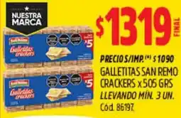 Supermercados Yaguar San remo galletitas crackers oferta
