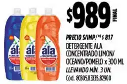 Supermercados Yaguar Ala detergente oceano/pomelo oferta