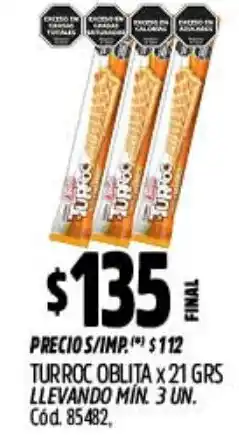 Supermercados Yaguar Turroc oblita oferta