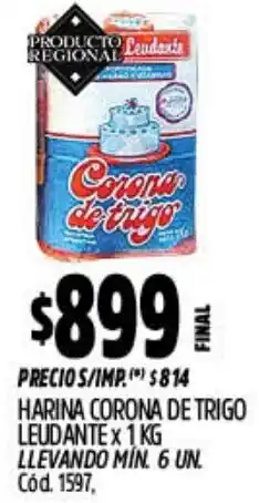 Supermercados Yaguar Corona de trigo harina oferta