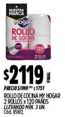 Supermercados Yaguar My hogar rollo de cocina oferta