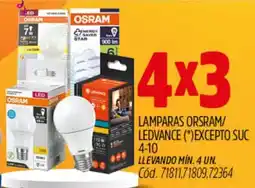Supermercados Yaguar Orsram/ ledvance lamparas oferta