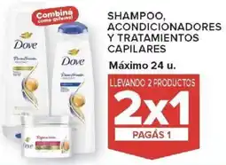 Carrefour Dove shampoo, acondicionadores y tratamientos capilares oferta