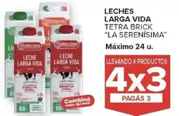 Carrefour La serenísima leches larga vida tetra brick oferta
