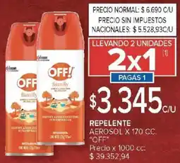 Carrefour Off repelente aerosol oferta