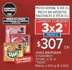 Carrefour Tang jugo en polvo v/sabores sobre oferta