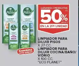 Carrefour Eco planet limpiador para diluir pisos oferta