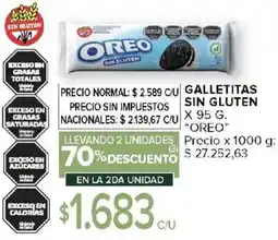 Carrefour Oreo galletitas sin gluten oferta