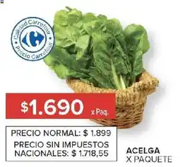 Carrefour Acelga oferta