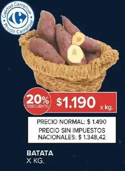 Carrefour Batata oferta