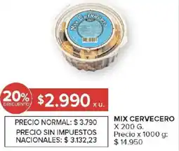 Carrefour Mix cervecero oferta