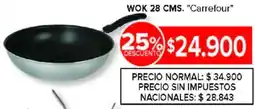 Carrefour Carrefour wok oferta