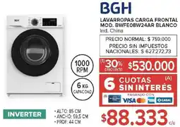 Carrefour Bgh lavarropas carga frontal oferta