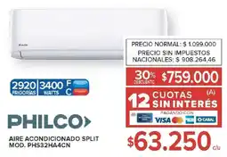 Carrefour Philco aire acondicionado split oferta