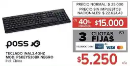 Carrefour Poss teclado oferta