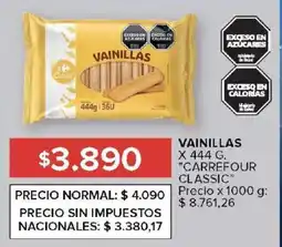 Carrefour Carrefour classic vainillas oferta