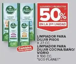 Carrefour Eco planet limpiador para diluir pisos oferta