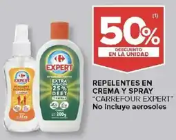 Carrefour Carrefour expert repelentes en crema y spray oferta